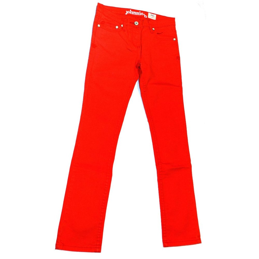 Mini Boden/Johnnie B Red skinny jeans size 24L 10Y
